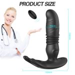 Thrusting Anal Plug OEM ODM Sex Toys Butt Remote Control Wireless Wearable Dilatador Anal Plug Vibrator for Men Women - 图片 4