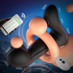 APP Remote Control Prostate Massager Trainer Pushing and Tapping Vestibular and Anal Plug Masturbation Device - 图片 4