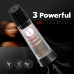 Electric Penis Pump Vacuum Pump for Penis Enlargement Penile Extender Male Masturbators Sex Toys for Men - 图片 4