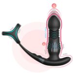App Control Telescopic Vibration Prostate Massager Wireless Remote Control Anal Plug G-spot Anal Stuff Adult Sex Products - 图片 4