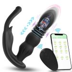 Remote Control Male Prostate Massager Vibrating Anal Plug G-spot Vibrator Anal Training Device Silicon Sex Toy - 图片 4