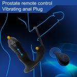 Remote Control Telescopic Dildo Anal Butt Plug Prostate Massage Delay Double Male Gay Anal Vibrator Butt Plug - 图片 4