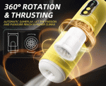 OEM Automatic Electric 8 Frequency Auto Rotating Male Masturbators Cup Adult Sex Toys for Men Masturbating - 图片 4