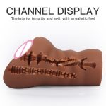 Pocket Pussy Realistic Silicone Anal Ass Vagina Masturbation Artificial Hacer Juguete Sexual Para Hombres - 图片 4