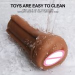 Male Silicone Masturbators Cup Realistic Artificial Vagina Pocket Pussy Cans Sex Toi for Man Masturbation Adult Tools Goods Shop - 图片 4