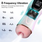 New Best-selling Rotating Suction Aeroplane Cup Powerful Vibration Heating Masturbator Erotic Toys Masturbation Cup - 图片 4