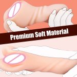 Realistic Pocket Pussy Enhanced Pleasure Men Masturbation Cup Stroker Silicone Male Masturbator - 图片 4