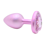 OEM 3-Piece Set Heart Shaped Base Crystal Diamond Anal Plug Trainer Anal Stimulation Jewelled Metal Butt Plug for Men Woman - 图片 4