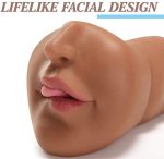 OEM 3in1 Double Hole Male Sex Toy Oral Sex Simulation Aircraft Cup Pocket Pussy Adult Male Masturbation Device - 图片 4