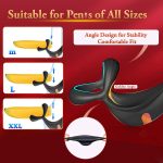 OEM Men's Semen Locking Ring Back Court Massager APP Remote Control Double Ring Double Shock Semen Locking Ring Anal Plug - 图片 4