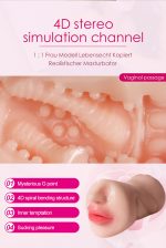 OEM Newest 3in1male Masturbator Cup for Man Vagina Realistic Sex Toy for Men Sex Toys Massager for Men Adult Shop - 图片 4