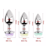 OEM Metal Adult Game Lamp Sex Toys Women Wireless Remote Controlled Colorful Lamp Anal Light up Led Butt Plug for Men and Women - 图片 4