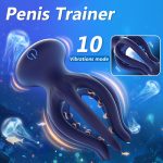 Octopus Vibrating Massager 10 Vibration Modes Powerful Vibrations Sex Toys for Couples Male Penis Toys Breast Massage - 图片 4
