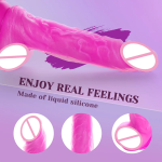 Lifelike Remote Control Warming Moving Realistic Silicone Dildo Heating Function Automatic Thrusting Dildo Vibrator for Women - 图片 4