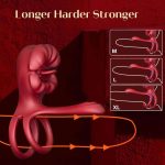 OEM Adults Silicone Cock Vibration Penis Rings Stimulating Erection Penis Sex Toys App Controlled Rose Tongue Sucking Anal - 图片 4