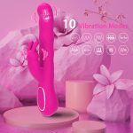 Vibrating Roller Massage 10 Mods Rabbit Vibrator G Spot Clitoral Automatic Dildo Vibrator for Women Masturbation Toys - 图片 4