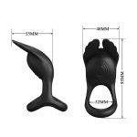 OEM USB Charging Silicone Couples Masturbator Long Time Delay Vibrator Penis Cock Ring for Intimacy Use - 图片 4