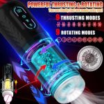 OEM Digital Display 3 In1 Electric Male Masturbators Vibration Rotating Sucking Sex Toy for Men Masturbation Cup - 图片 4