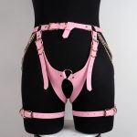 OEM Hot Pu Leather Body Harness Sexy Punk Adult BDSM Bondage Sex Products Erotic Toys - 图片 4