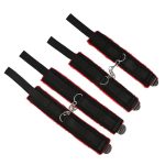 OEMHot Selling Adults Sex Toys Couples Handcuffs Nipple Clamps Whip Spanking Sex Metal Anal Plug Vibrator Exotic Bed Bondage Set - 图片 4