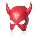 OEM Bondage Fun Ox Horn Head Mask Toy Leather Blindfold Stage Performance Headband for Couple BDSM Flirting - 图片 4