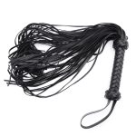 OEM Factory Wholesale Whip Weaving Handle PU Leather Black Red Tassel Bdsm Whips Queen Props Loose Flirting Sex Toys - 图片 4