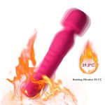 Double Head Dildo Handheld Personal Wand Heating Massager for Women Handheld G Spot Vibrator - 图片 4