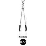 OEM Wholesale Nipple Clamps Bondage Stainless Steel Adjustable Bondage Sex Nipple Clamps with Chain - 图片 4