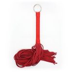 OEM High Quality Male Sex Bondage Leather Flogger Soft Suede Cowhide Sex Bdsm Spanking Flogger Factory Stock - 图片 4