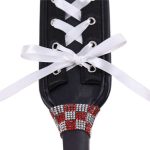 OEM Flirting Ribbons Leather Patting Hand Slapping Vibrator Sex Toys Paddle Training Bondage Whip for Female Sex Toy - 图片 4