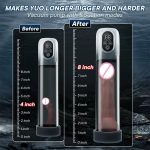 Automatic Sucking Cock Pump Adult Training Sex Toys Male Penis Enlargement Vacuum Pump with Mini Pocket Pussy and 3 Penis Ring - 图片 4