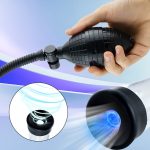 Adult Sex Toy Male Manual Penile Growth Enlarge Trainer Tool Penile Vacuum Pump with Metal Valve - 图片 4