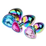 Colorful Anal Plug Crystal Jewelry for Couples Expansion Sm Products Women Plug Anal Metal Butt Plug Sex Toys - 图片 4