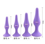 4pcs Silicone Anal Plug Set Male Prostate Massager Anal Butt Plug Set for Female Adult Erotic Toy Anal - 图片 4