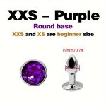 BDSM Metal Anal Plug With Gem Base Beginner to Expert 5 Size Butt Plug G-spot Massage Sexual Wellness Adult Pleasure Sex Toys - 图片 4