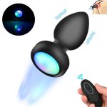 2025 Sex Toys Wireless Butt Plug Anal Plug with LED Light Anal Sex Toys for Woman Butt Vibrator Dog Style Couples Foreplay Game - 图片 4
