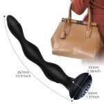 Anal Vibrator Butt Plug Vibrating Heating Shocking Anal Beads Prostate Massager Electric Shock 10 Modes for Men Women - 图片 4