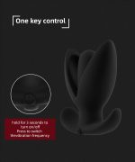 Adult Sex Anal Toys Rechargeable 10 Vibration Frequency Plug Anal Opening Butt Flower Shape Anal Plug Prostate Massager - 图片 4