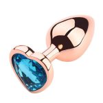 OEM Rose Gold Heart-shaped Metal Anale Plug Sex Toys Anal Butt Plug for Man and Woman Adult Factory Wholesale - 图片 4