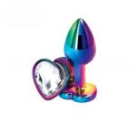 OEM Hot Selling Sex Product Masturbatory Anal Sex Toys Metal Anal Plug Metal Colorful Butt Plug for Male and Female Sex Game - 图片 4