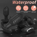 4PCS Vibrating Anal Plug Training Kit Long Distance APP Control Silicone Butt Plug Prostate Massager Anal Vibrator for Men Women - 图片 4