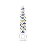 OEM G-spot Vagina Stimulator Training Enlarge Anus Adult Sex Toy Crystal Glass Threaded Anal Dildo Butt Plug for Men Women - 图片 4