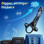 OEM Huge Dildos Lesbian Sex Toys for Couple Vibrator Ultra Elastic Harness Strap on Dildo for Women Panties Sex Products - 图片 4