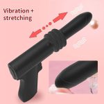 Female Artificial Dildo Pistol Automatic Retractable Gun Masturbation Gun Automatic Clitoris Anal Plug Vibrator Pistol Vibrator - 图片 4