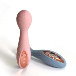 New Fashion Rechargeable Cordless Kawaii Cute Portable Av Vibrator Wand Mini Vibrator - 图片 4