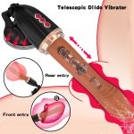 Automatic Suction and Insertion Machine Women's Hands-free Suction Cup Electric Retractable Vibration Masturbator Adult Sex Toys - 图片 4