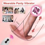 Wholesale Strong Vibration Wearable Liquid Silicone Realistic Dildo Vibrator G Spot Clitoris Dildos for Women - 图片 4