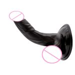 Mini Curved Penis Suction Cup Ultra-small Soft Mini Simulation Small Penis Anal Plug - 图片 4
