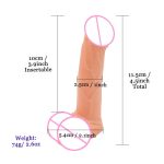 4.5 Inch Cheap Price Small Realistic Crystal Strong Suction Cup Mini Dildos for Women - 图片 4