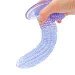 Hot Selling Corn Phallus Transparent Color Sucker False Phallus Dildo Per Donna Silicone for Make Dildo Dildos Para Hombr - 图片 4